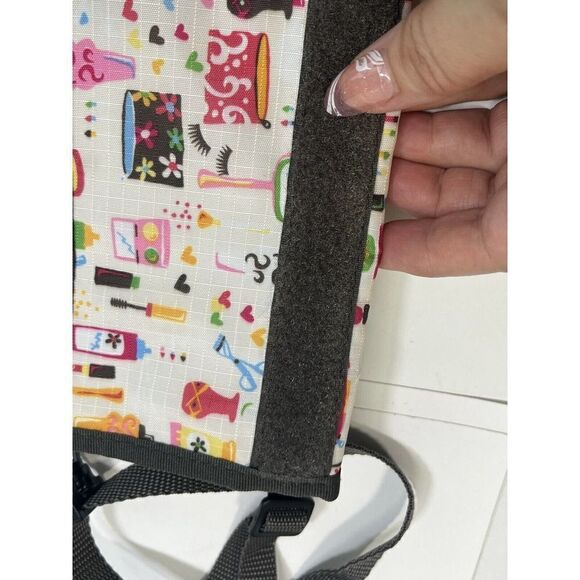 LeSportsac Small Crossbody Wallet Beauty Cosmetics Hair Stylist Rare Eyelash - Picture 16 of 16